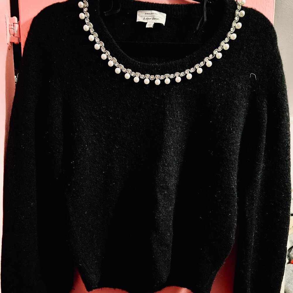 & Other Stories embellished sweater, size S